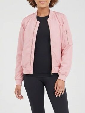 New Look Dusty Pink Bomber Jacket AB